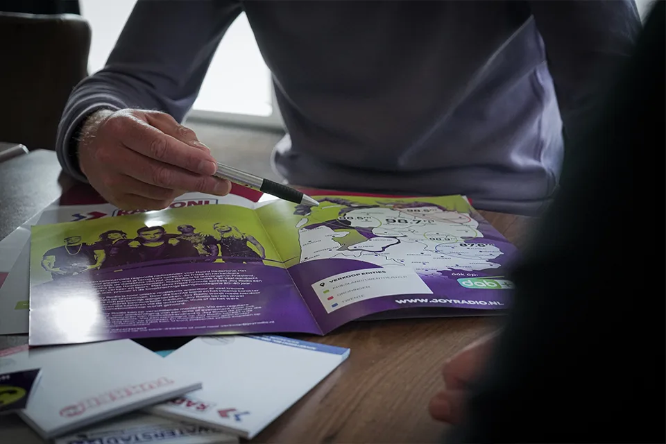 Een regionaal mediavoorstel wordt besproken