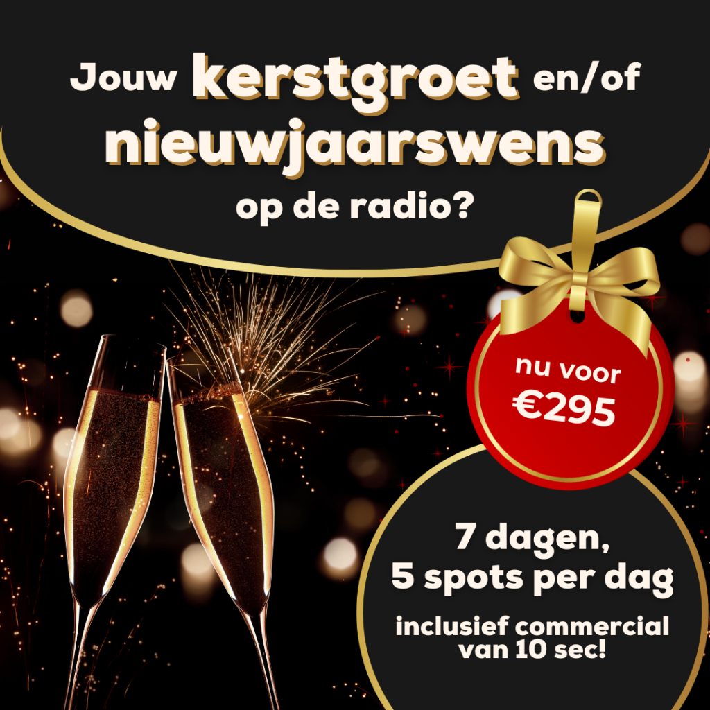 kerst- & nieuwjaarswens op de radio