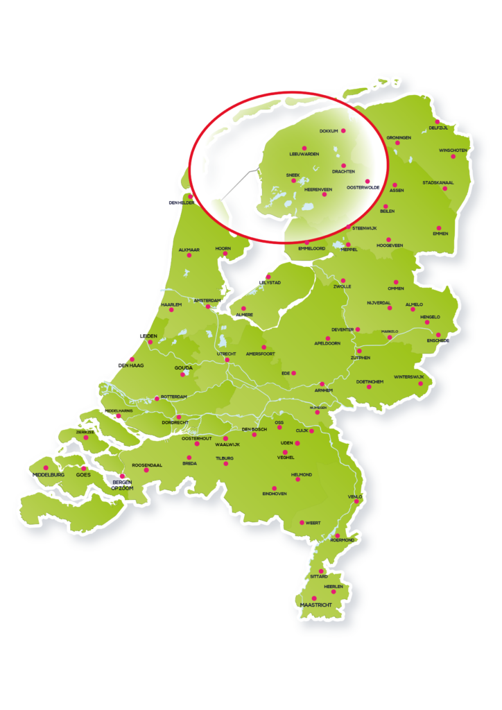 Editiekaart van Frysk FM